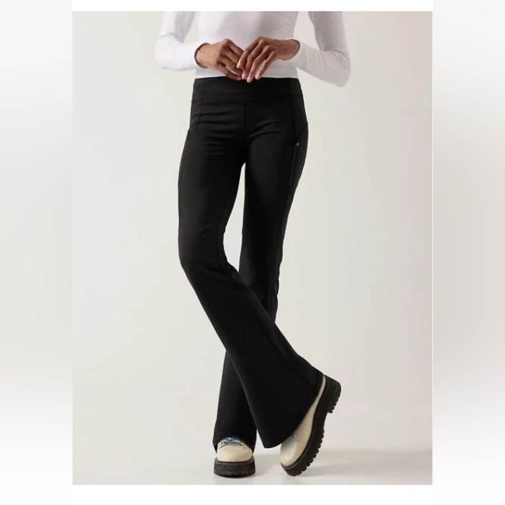 Like new. Athleta Women's Ranier Boot Cut Pants. Black size Medium.